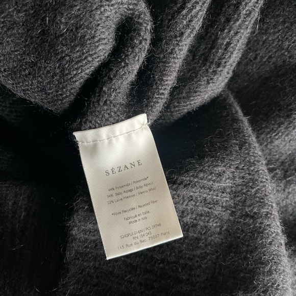 Sezane Samuel Jumper Black Size S - Picture 3 of 5